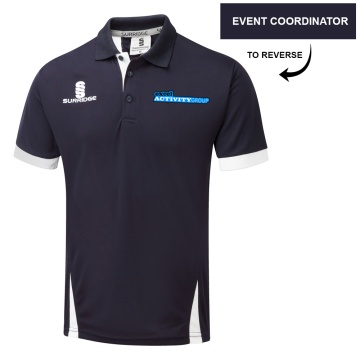 Excel Activity Group Blade Polo Navy/Royal/White