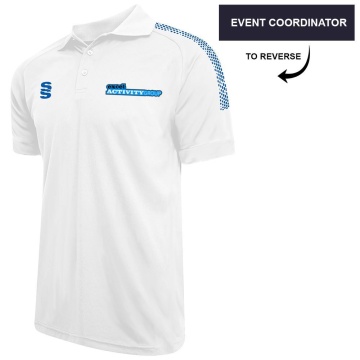 Excel Activity Group Dual Polo Shirt White